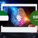 uae and Saudi flag and a ai illustration