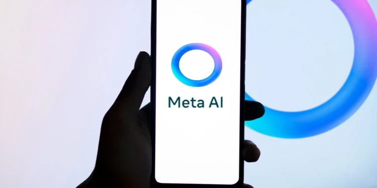 Meta AI App interface on mobile