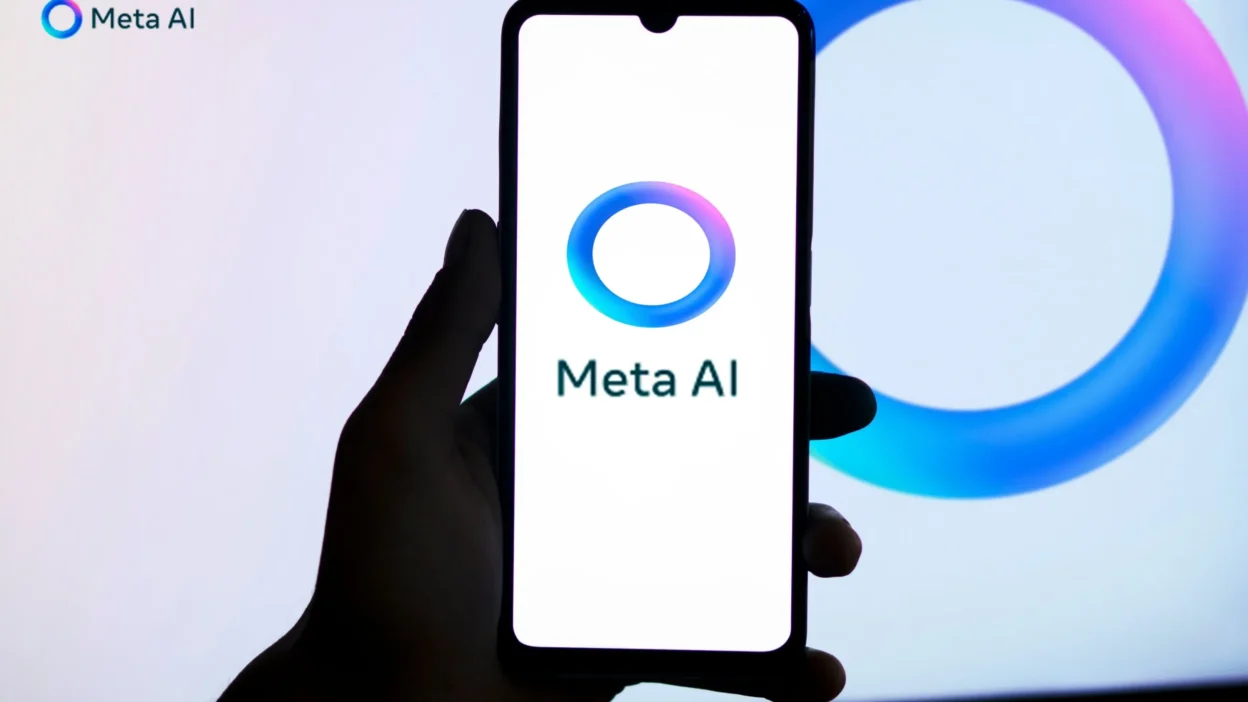 Meta AI App interface on mobile