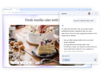 Google gemini chrome demo