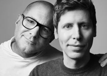 picture of sam altman and jony ive