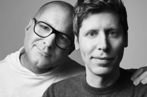 picture of sam altman and jony ive
