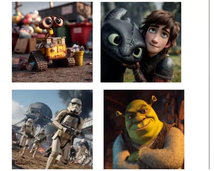 cartoon characters