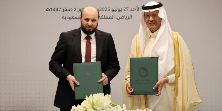 Syria and Saudi Arabia Sign Strategic Memorandum to Deepen Energy Sector Cooperation