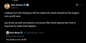 Sam Altman and Elon Musk rivalry