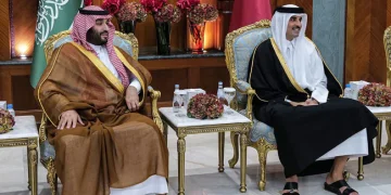 Saudi Crown Prince and Emir of Qatar