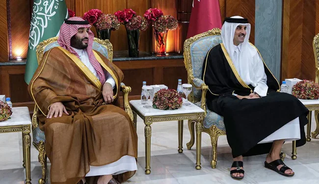 Saudi Crown Prince and Emir of Qatar