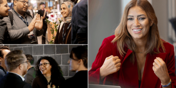 Impact Pioneers MENA climate program participants networking at Swedish Institute leadership event in Stockholm