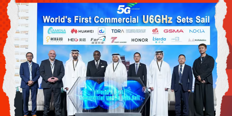UAE launches its first commercial U6GHz mobile network ecosystem
