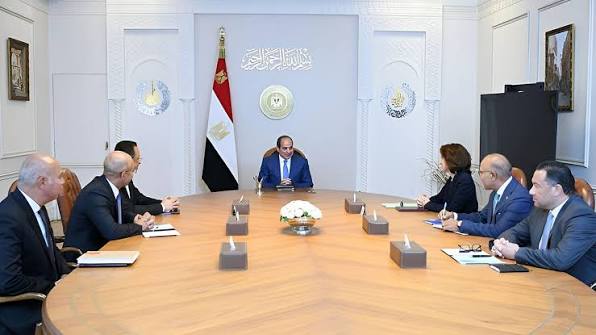Orange Group CEO Christel Heydemann meeting Egyptian President Abdel Fattah El-Sisi in Cairo